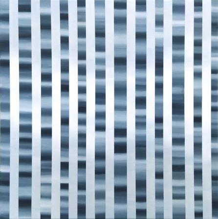 23 Stripes (2021), acrylic on canvas, 50 x 50 cm