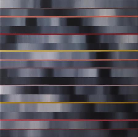 27 Stripes (II) (2022), Acryl auf Leinwand, 30 x 30 cm