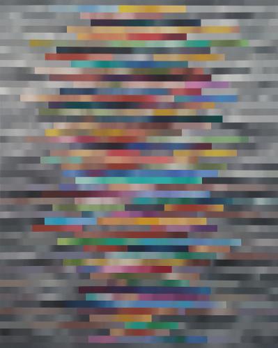 Urban Mirage, Acryl auf Leinwand, 80 x 100 cm, 2022