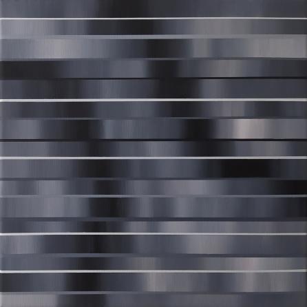 31 Stripes (2022), acrylic on canvas, 30 x 30 cm