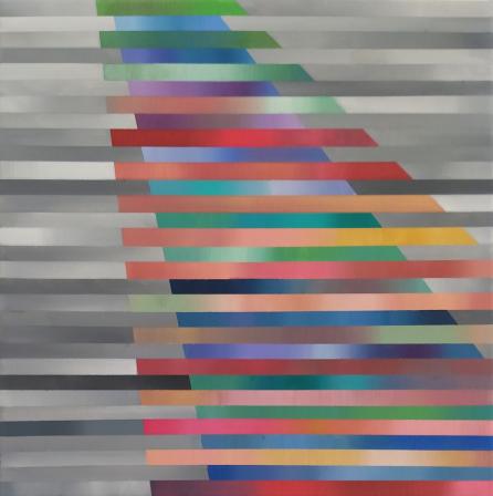 Double Exposure, Acryl auf Leinwand, 30 x 30 cm, 2022