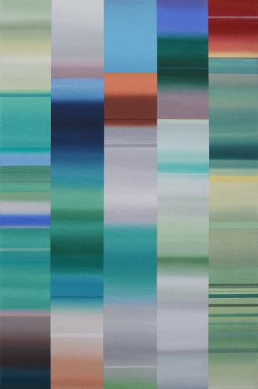 Hanging Garden, Acryl auf Leinwand, 40 x 60 cm, 2023
