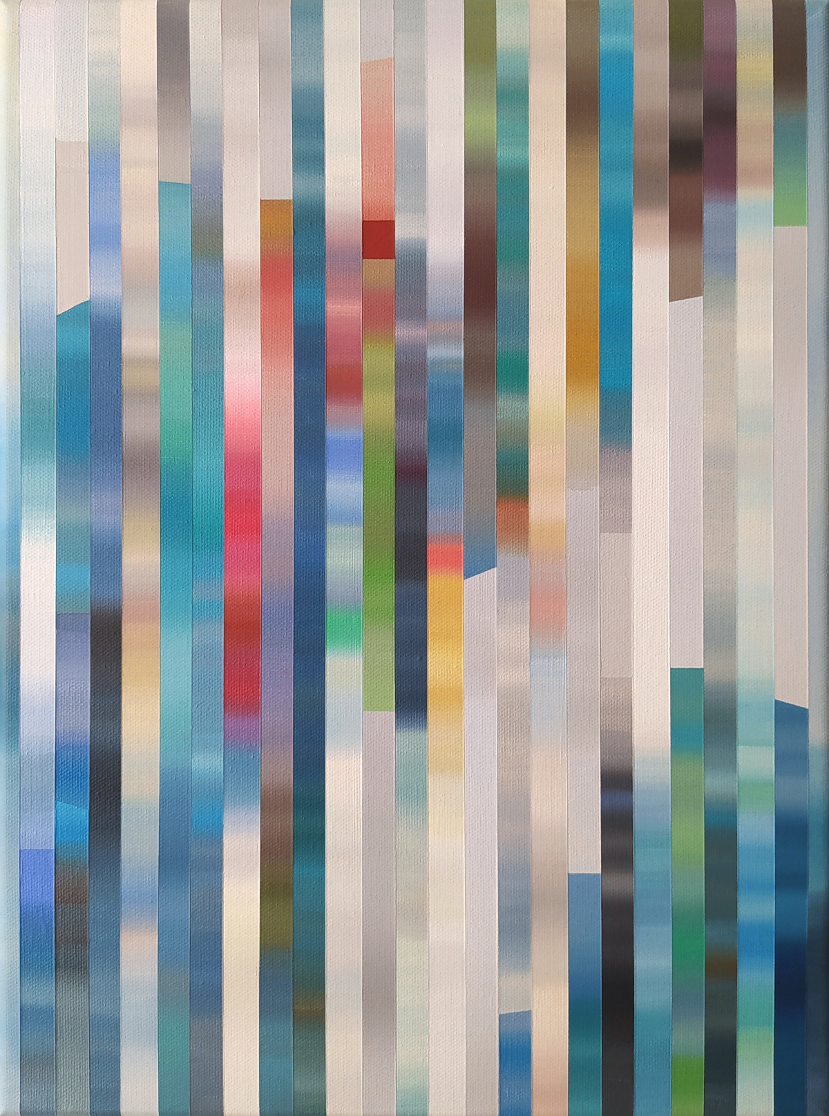 Rhythm XXIII, acrylic on canvas, 30 x 40 cm, 2024