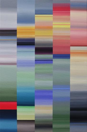 When the Day Ends, Acryl auf Leinwand, 40 x 60 cm, 2023